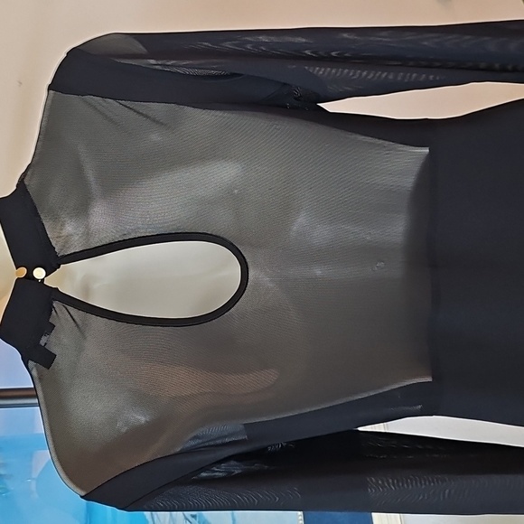 Iris Black Long Sleeve Dress - Picture 3 of 4